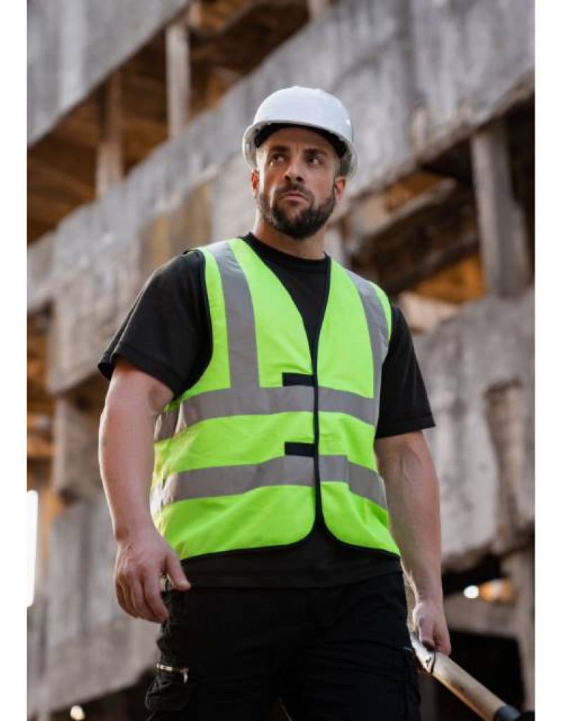 Vestă de lucru cu elemente reflectorizante